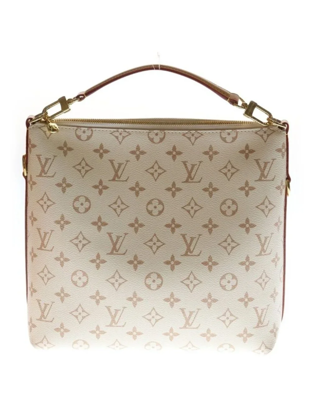 Louis Vuitton Monogram Dune Multipath 2-Way Shoulder Bag White Leather Gold